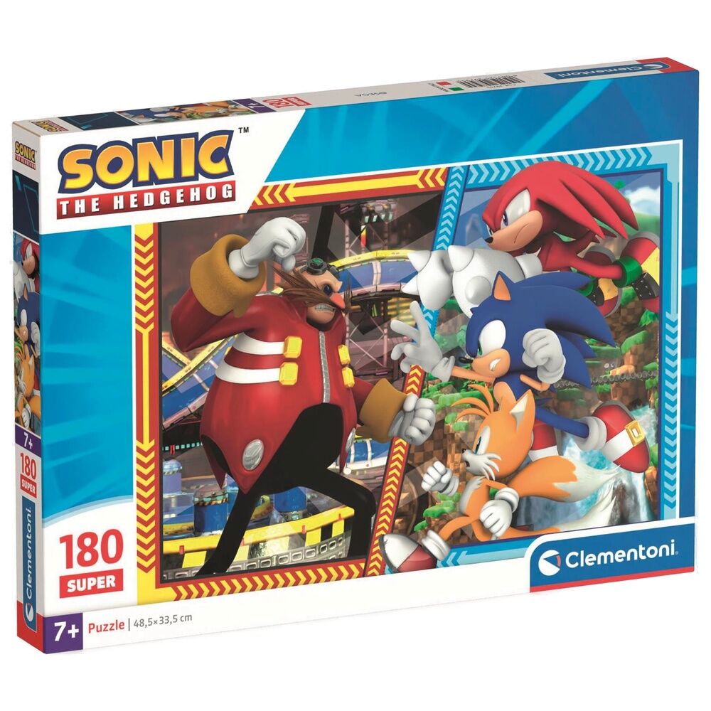 super sonic the hedgehog puzzle 180 pieces