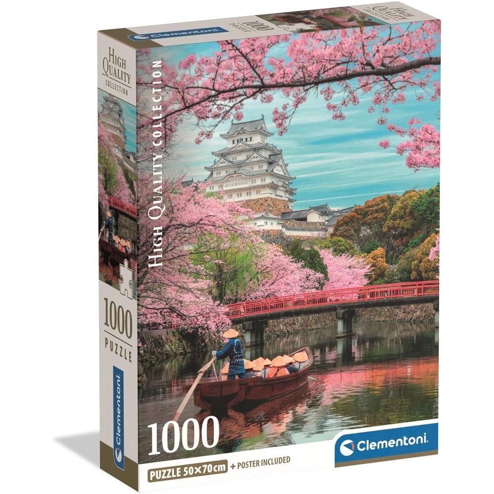 puzzle himeji castle in spring high quality 1000 pieces