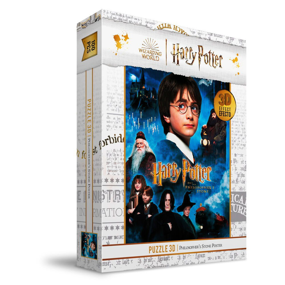 harry potter philosopher's stone 3d effect puzzle 100pcs