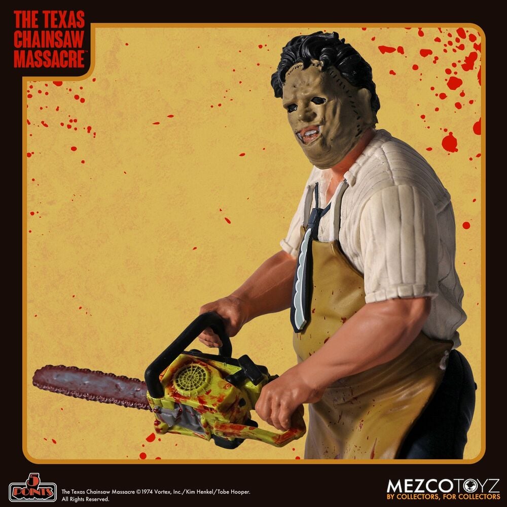 Figura do Leatherface do filme O Massacre da Serra Elétrica 9 5 cm