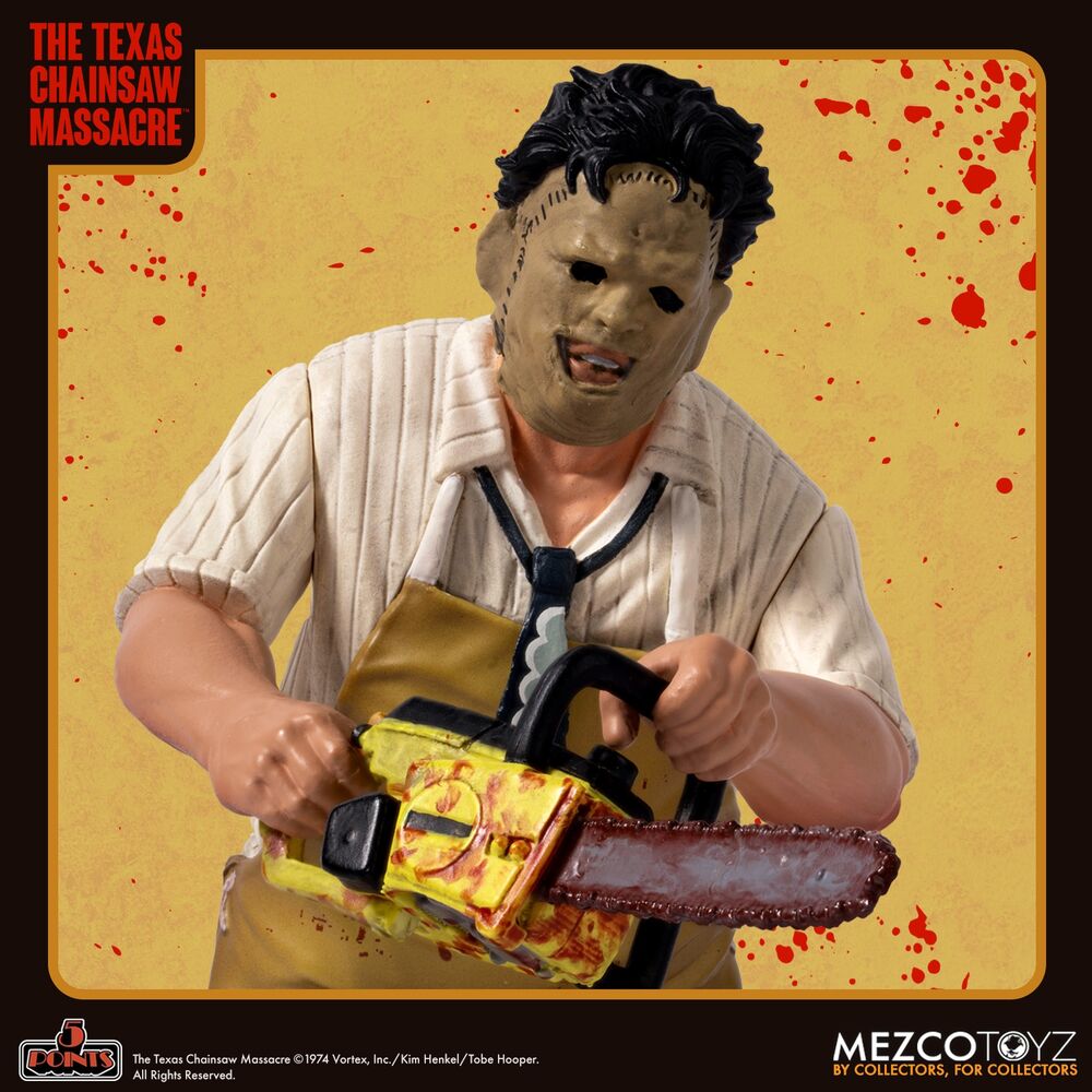 Figura do Leatherface do filme O Massacre da Serra Elétrica 9 5 cm
