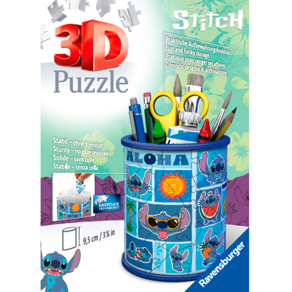 Disney Stitch Stiftehalter 3D Puzzle 54 teilig