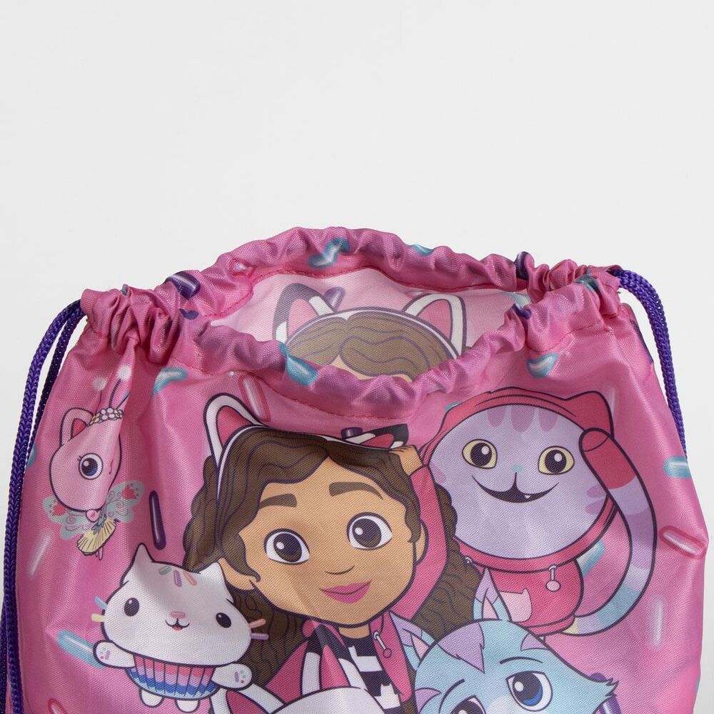 Conjunto de toalha saco de dormir e chapéu da Casa de Bonecas da Gabby