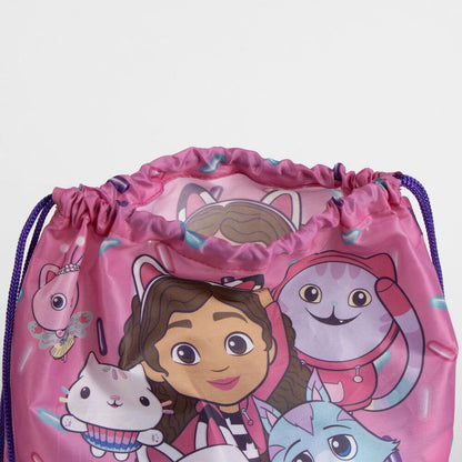 Conjunto de toalha saco de dormir e chapéu da Casa de Bonecas da Gabby