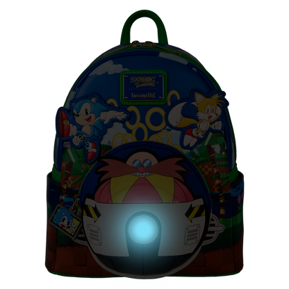 Sonic the Hedgehog Loungefly Rucksack 26 cm