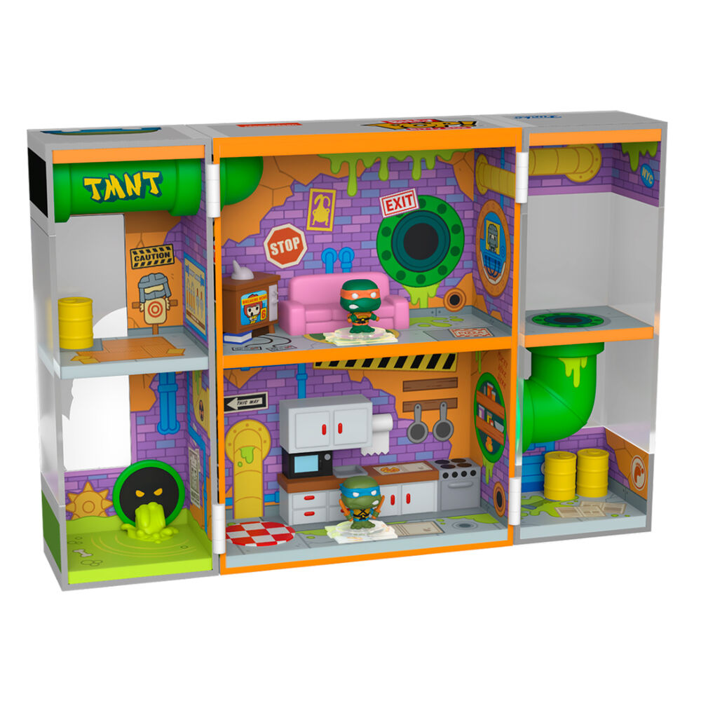 bitty pop boxes ninja turtles sewer lair figure