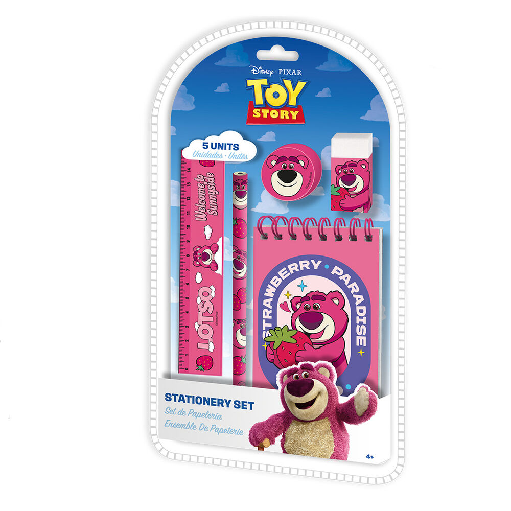 lotso toy story disney pixar stationery set 5pcs