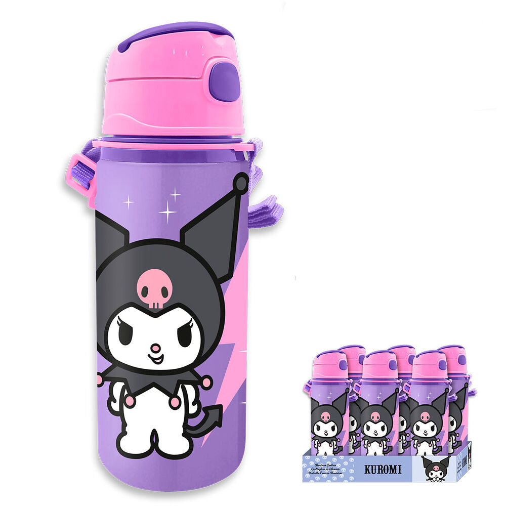kuromi hello kitty aluminum canteen 600ml