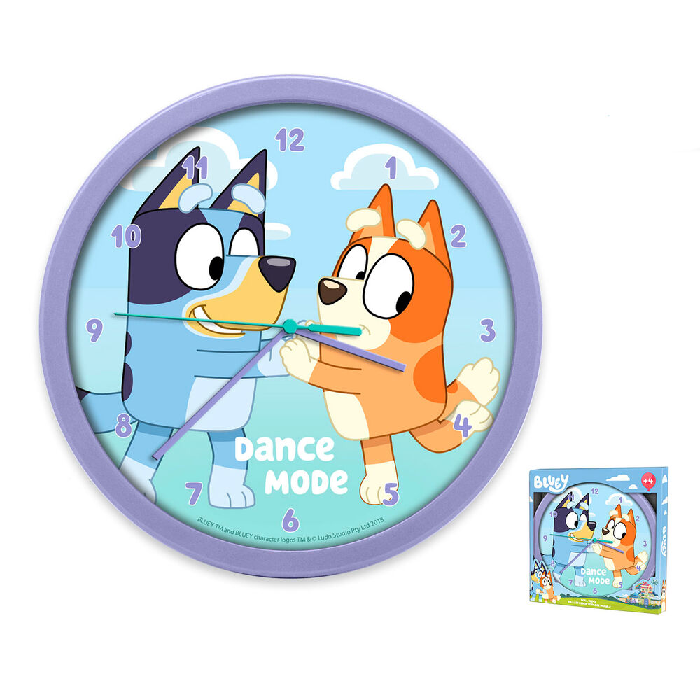 bluey wall clock