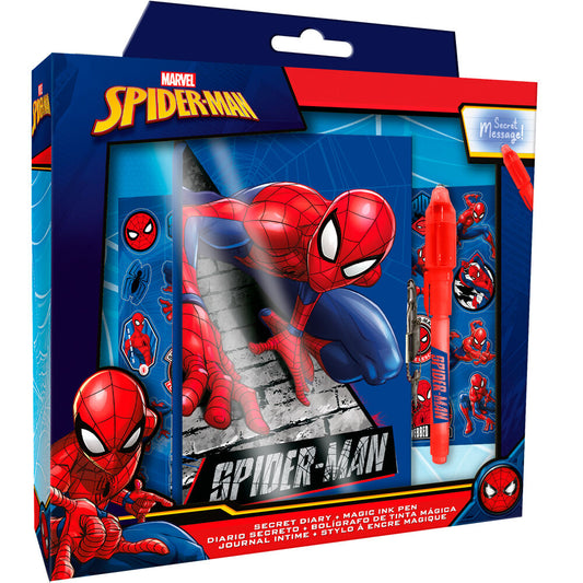 diary  magic pen spiderman marvel