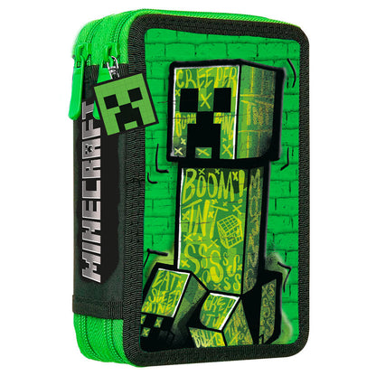 Estojo duplo para lápis do Minecraft