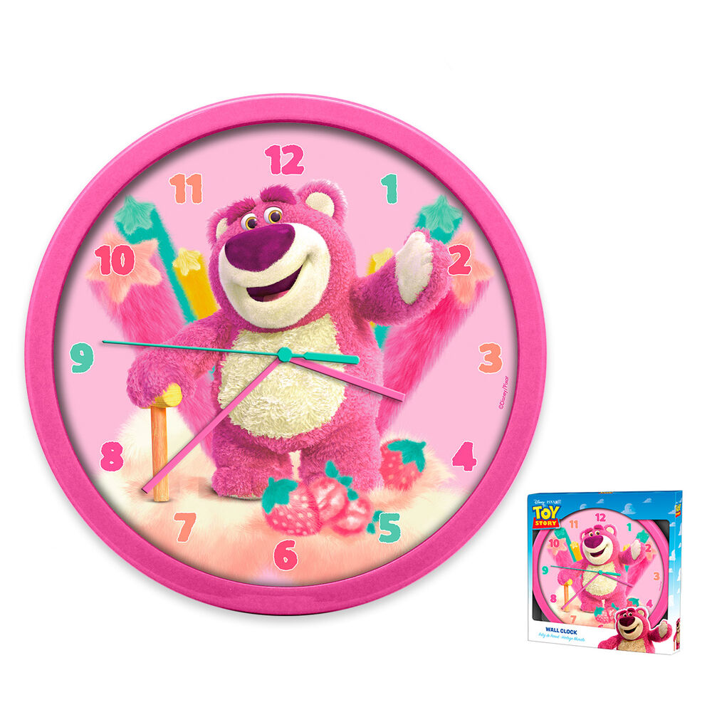 lotso toy story disney pixar wall clock