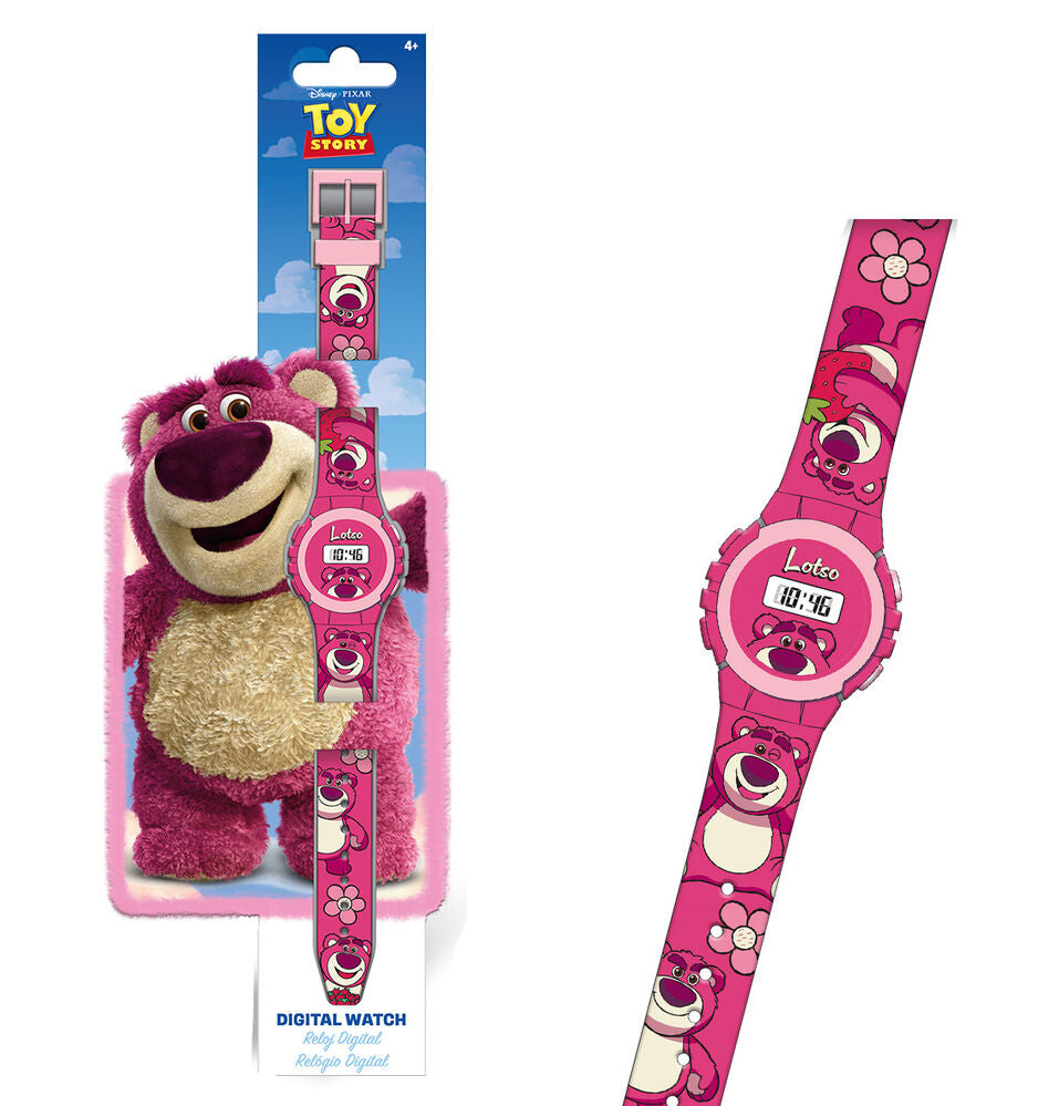 lotso toy story disney pixar digital watch