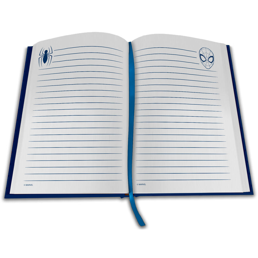 Marvel Spiderman Notebook with Clock