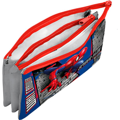 Spiderman Marvel triple pencil case