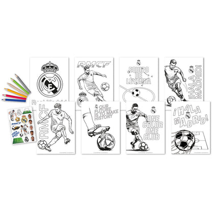 Real Madrid Malset mit Aufklebern