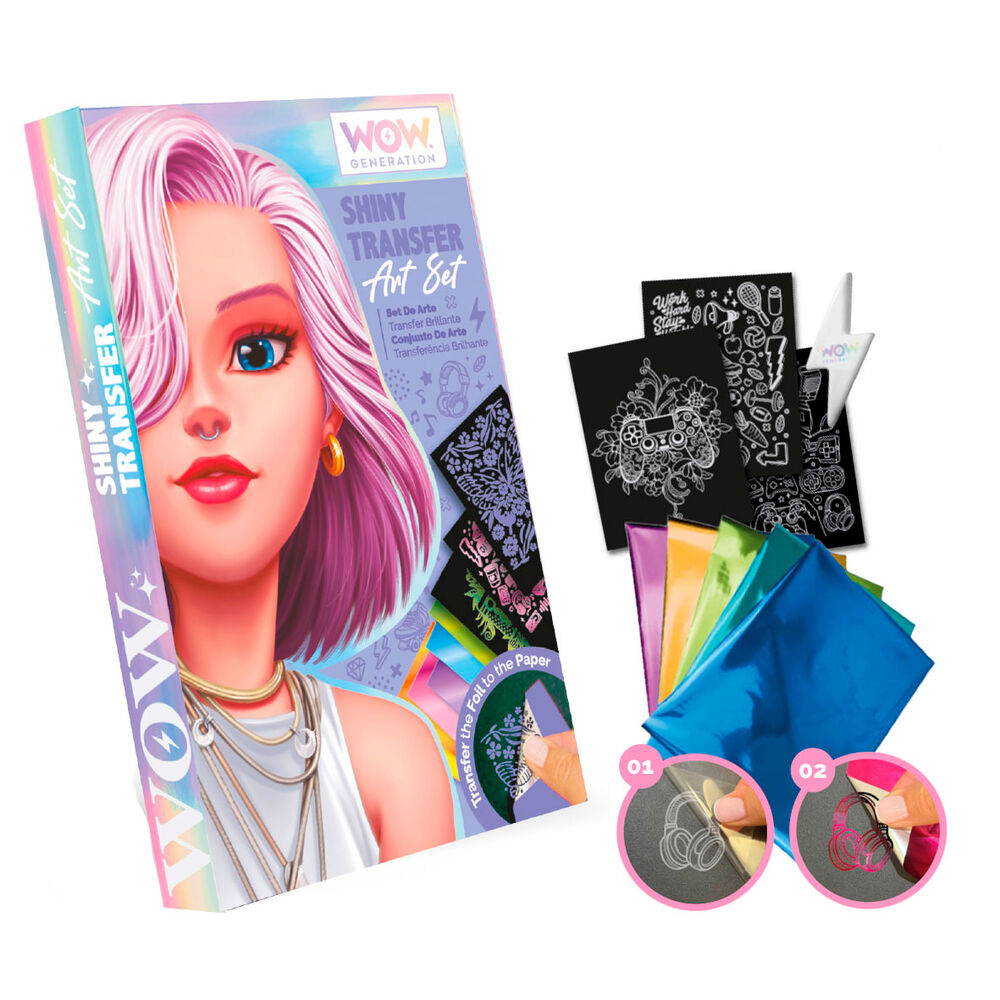 shiny wow generation artistic transfer set