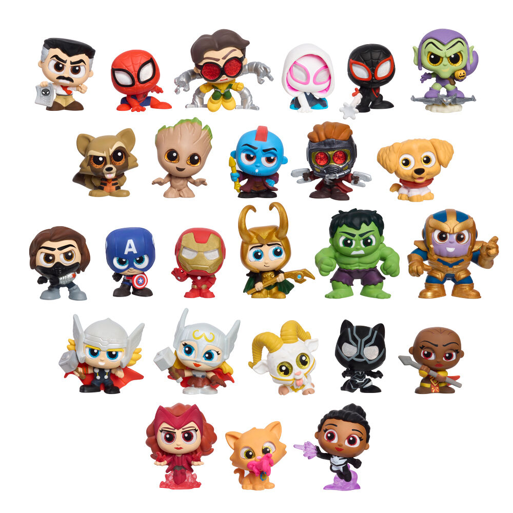 Kapsuła Niespodzianki 4 Akcja Mini Peek Marvel Doorables Figurki Asortyment