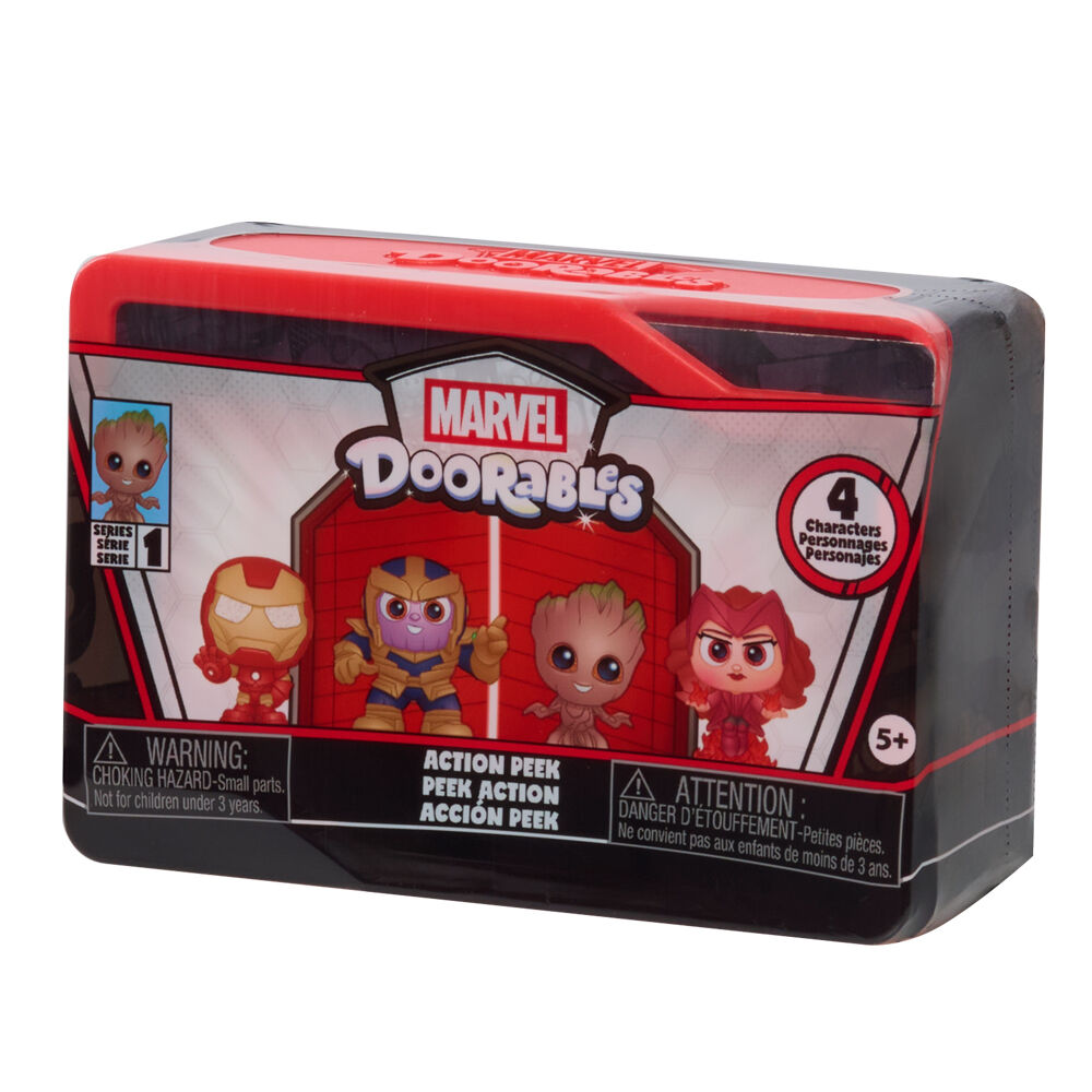 Kapsuła Niespodzianki 4 Akcja Mini Peek Marvel Doorables Figurki Asortyment
