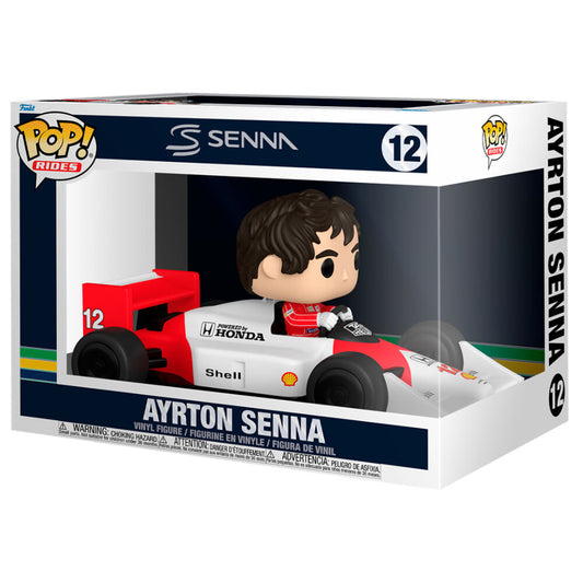 Figura POP Rides Super Deluxe Fórmula 1 McLaren Ayrton Senna