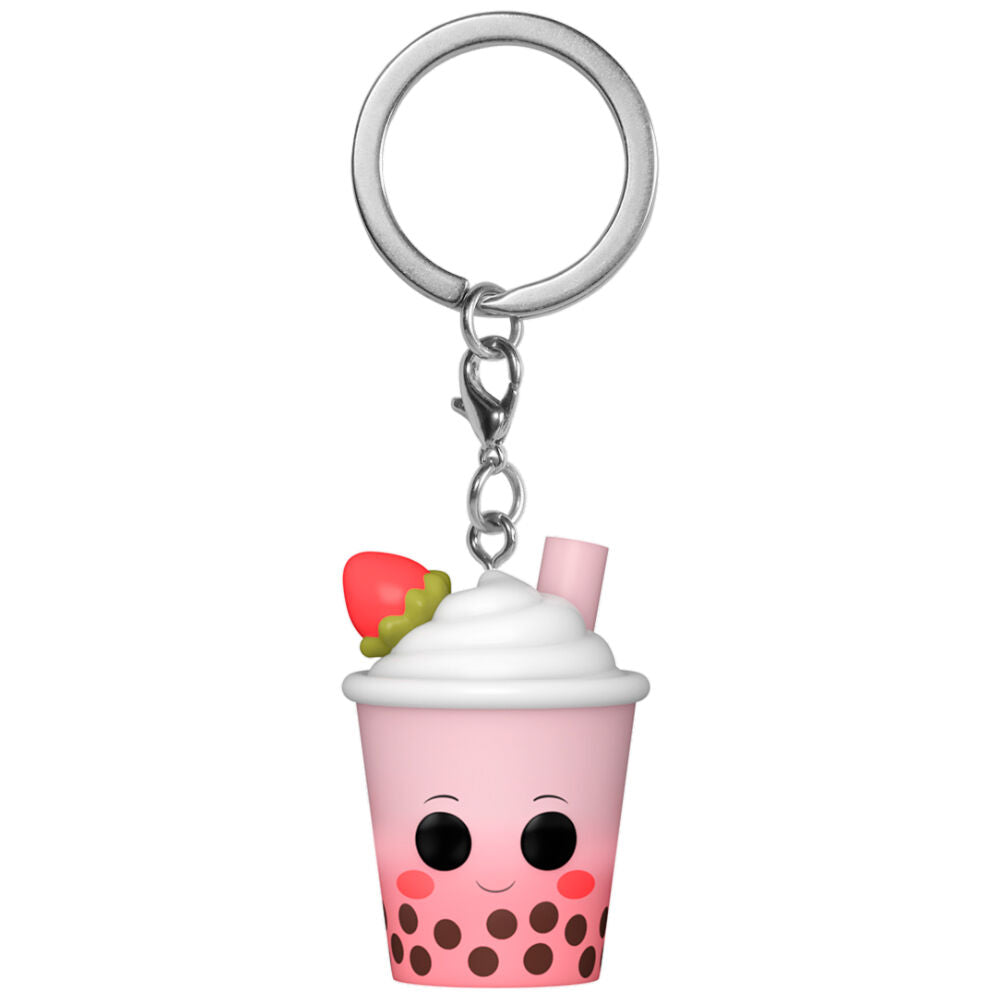 pocket pop kawaii foodies boba tea keychain