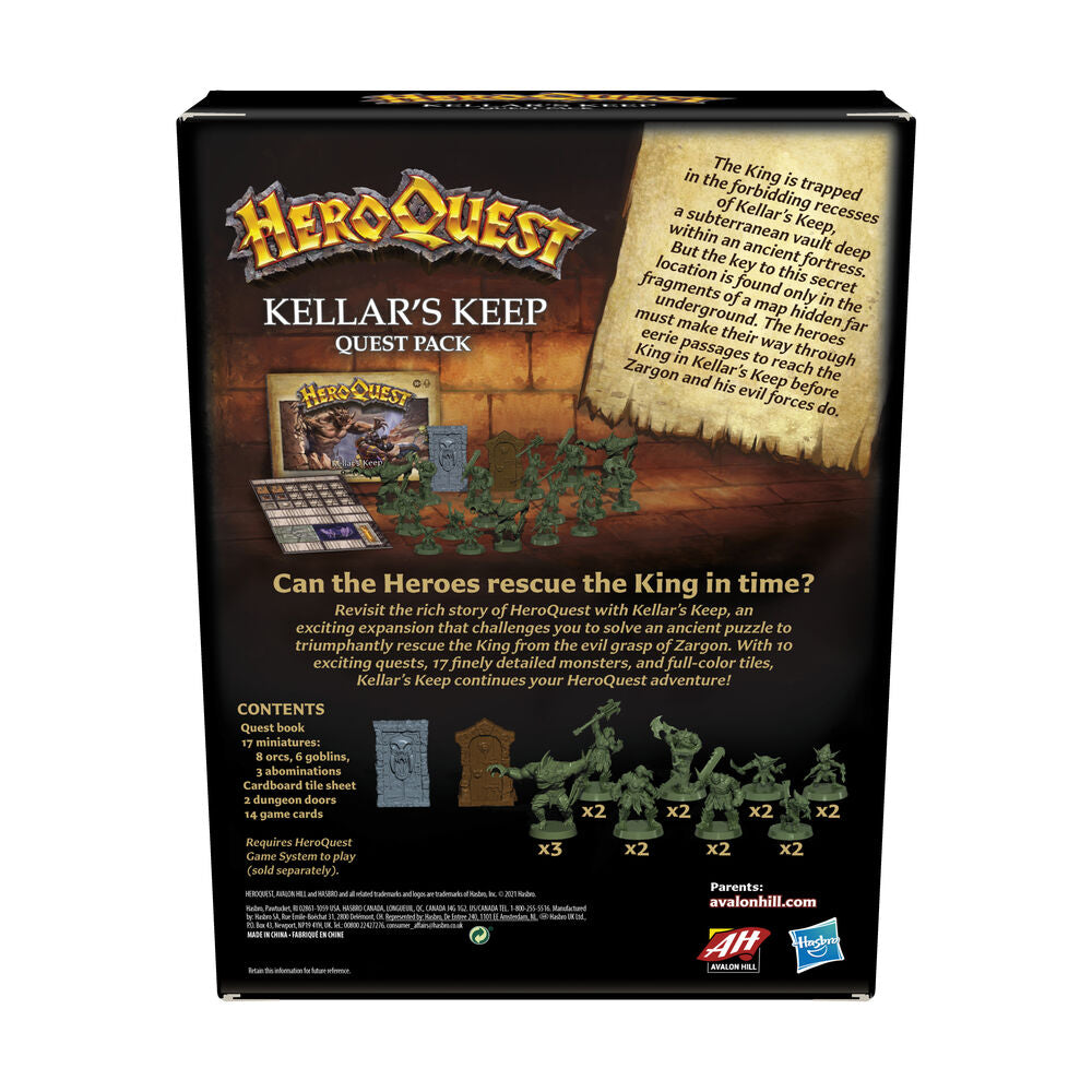 Extension Kellars Keep pour le jeu de plateau Heroquest (anglais)