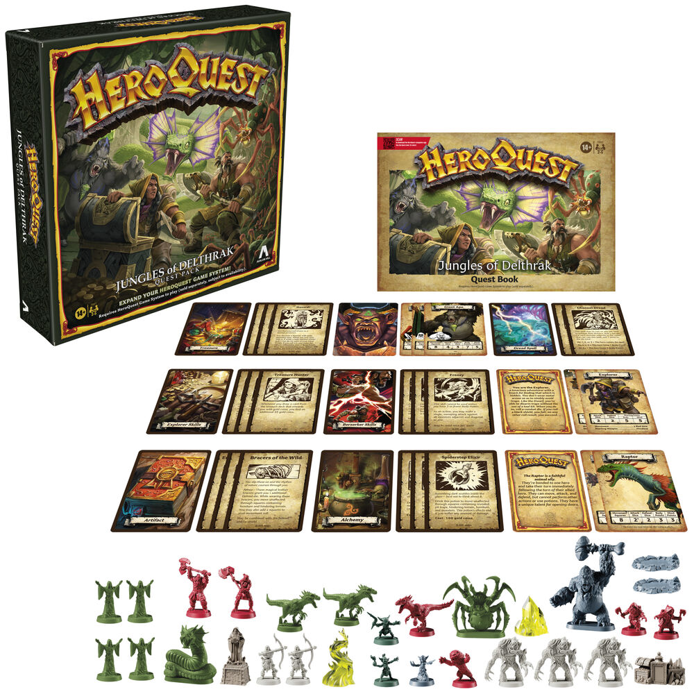 Delthark Jungles Expansion for Heroquest Board Game (English)