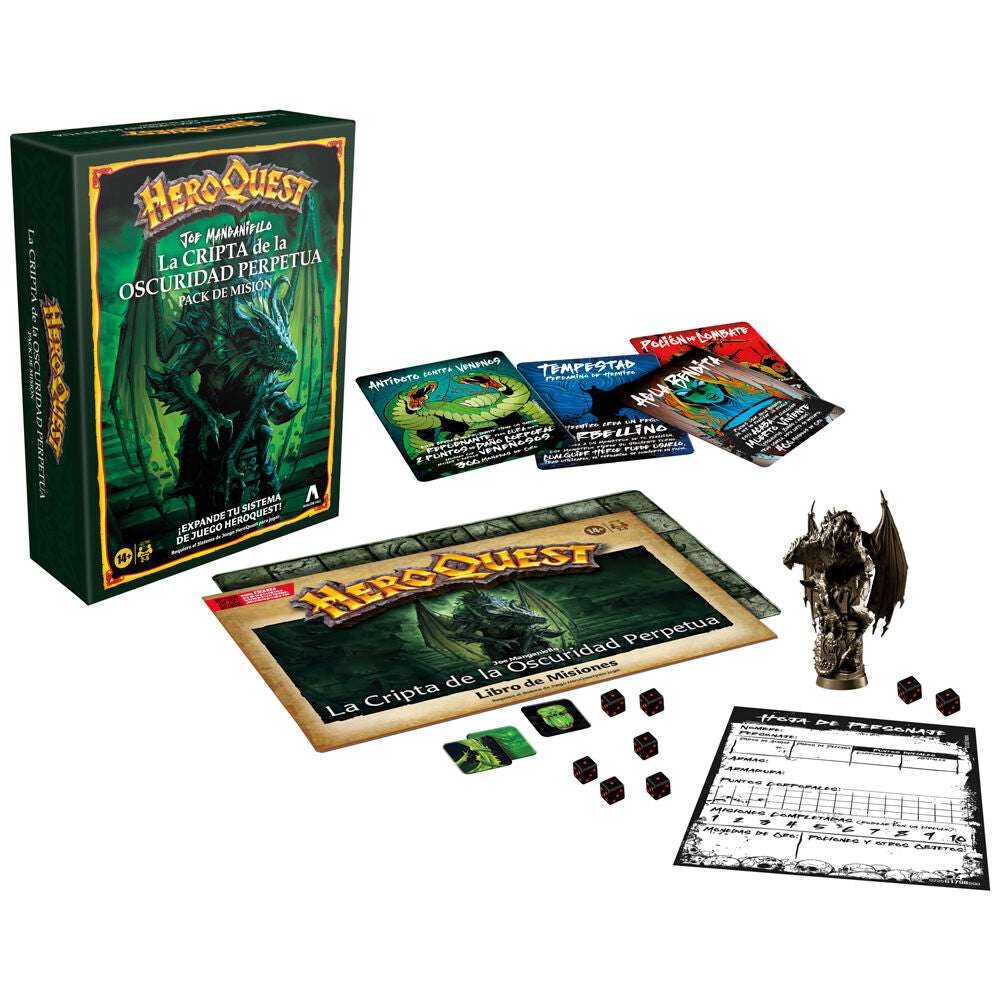 Rozszerzenie Krypta Ciemności do gry planszowej HeroQuest (w języku hiszpańskim)