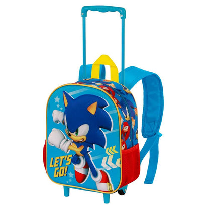 3d trolley go sonic the hedgehog 34cm