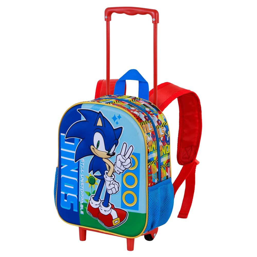 3d sonic the hedgehog trolley 34cm