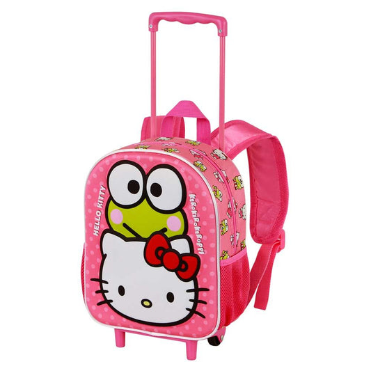 3d funny hello kitty trolley 34cm