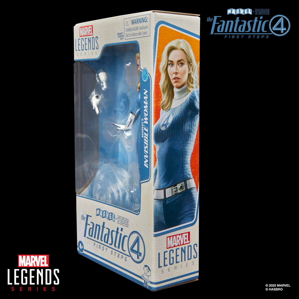 Figur der Unsichtbaren Frau aus den Fantastic Four von Marvel 15 cm