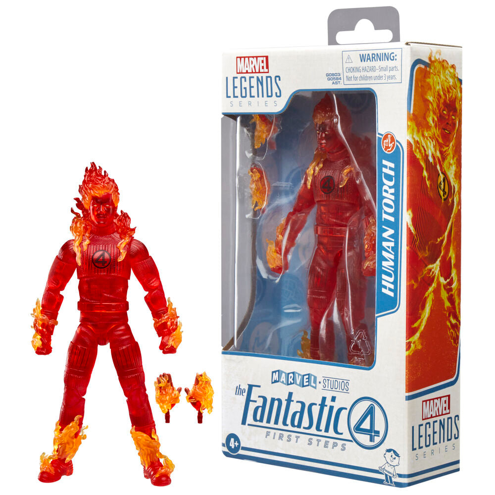 Menschliche Fackel Figur Fantastic Four Marvel 15cm