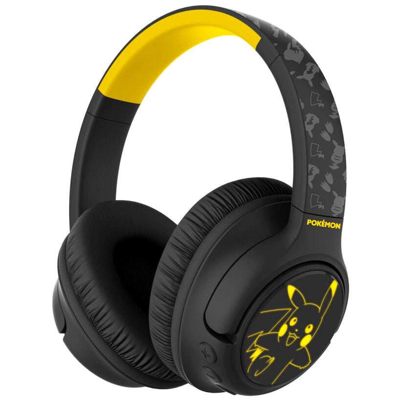 pikachu pokemon led wireless headphones