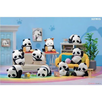 panda as a cat panda roll surprise figure