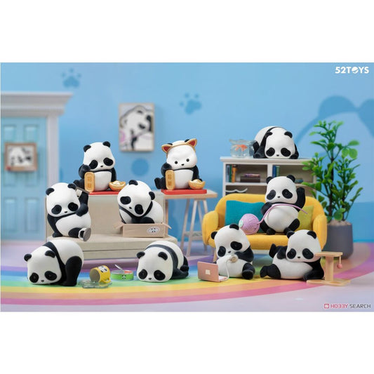 panda as a cat panda roll surprise figure