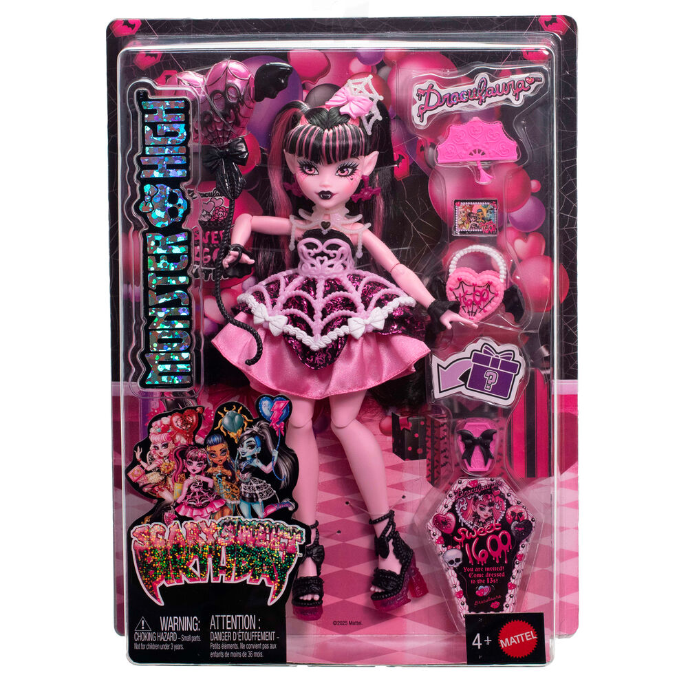 Draculaura Scary Sweet Birthday 1600 Monster High Puppe