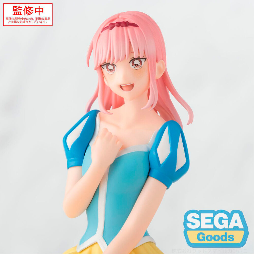 Figur PM  die auf dem Hina Chono Kulturfestival in einer blauen Schachtel sitzt (9 cm)