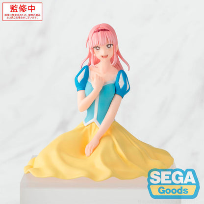 Figur PM  die auf dem Hina Chono Kulturfestival in einer blauen Schachtel sitzt (9 cm)