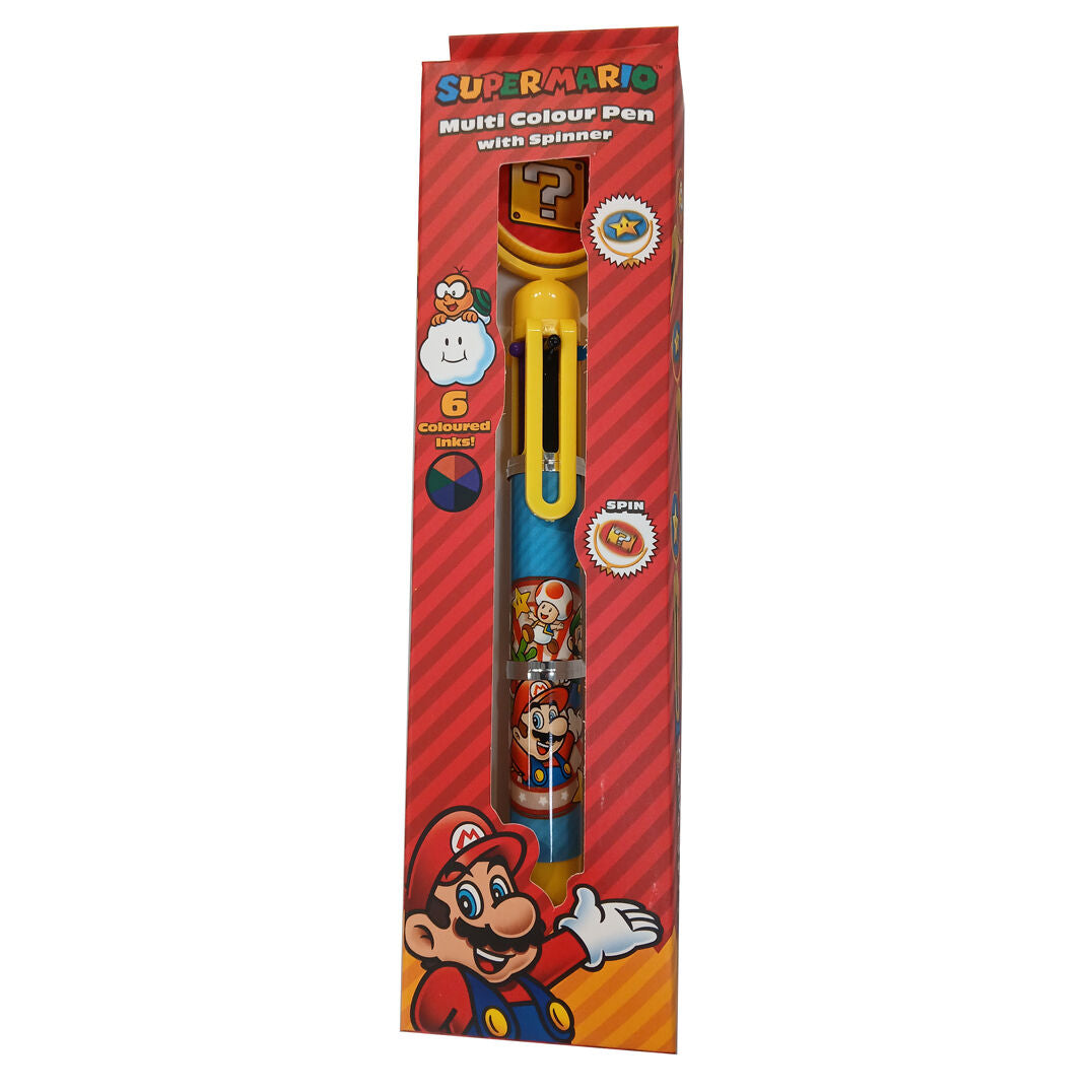 super mario bros nintendo multicolor pen