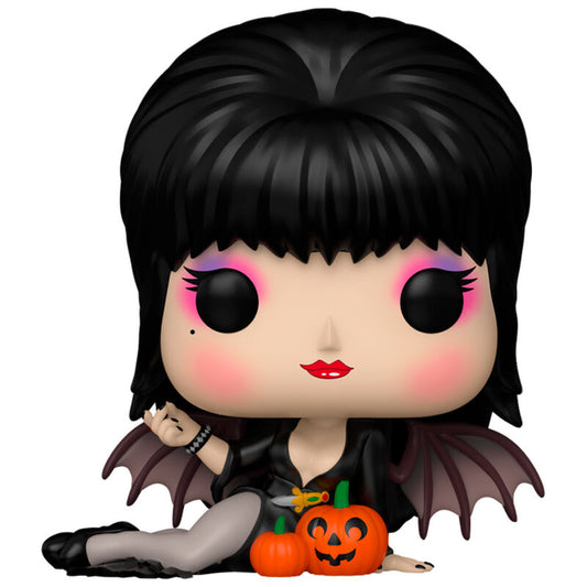 pop figure elvira mistress of the dark elvira with pumpkins