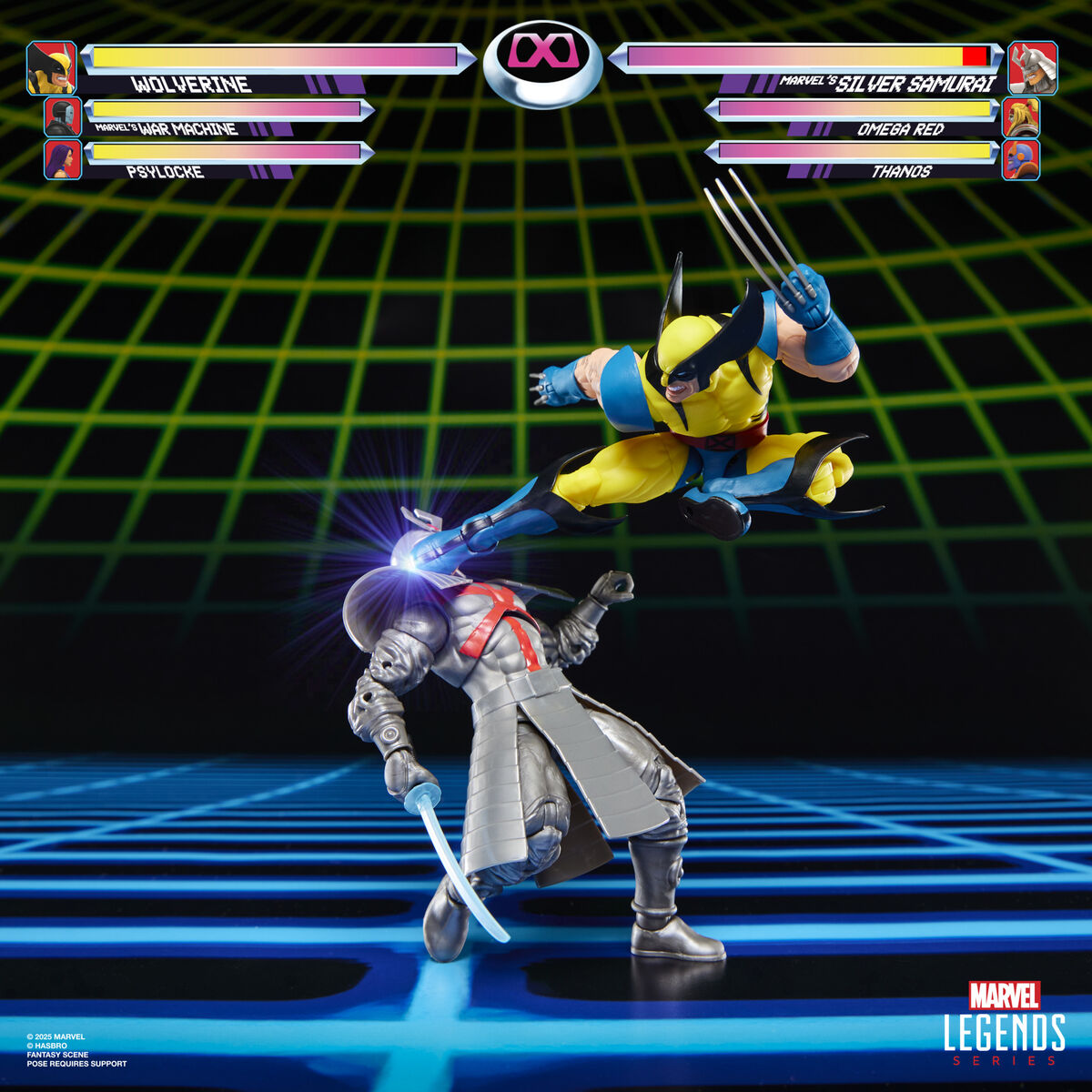 Blister 2 figures Wolverine & Silver Samurai Gameverse Marvel Legends 15cm