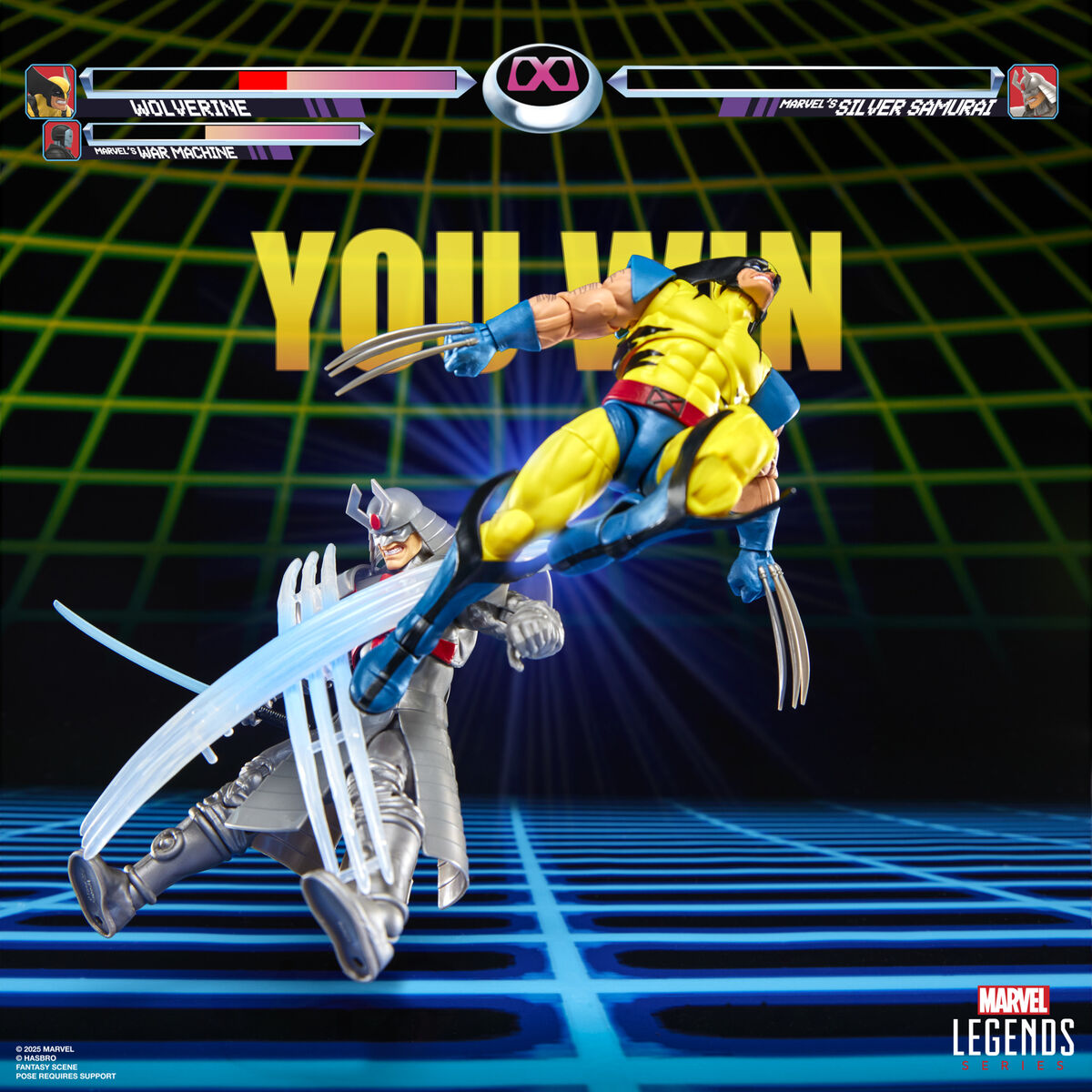 Blister 2 figures Wolverine & Silver Samurai Gameverse Marvel Legends 15cm