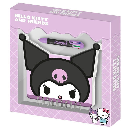 diary  kuromi hello kitty and friends pen