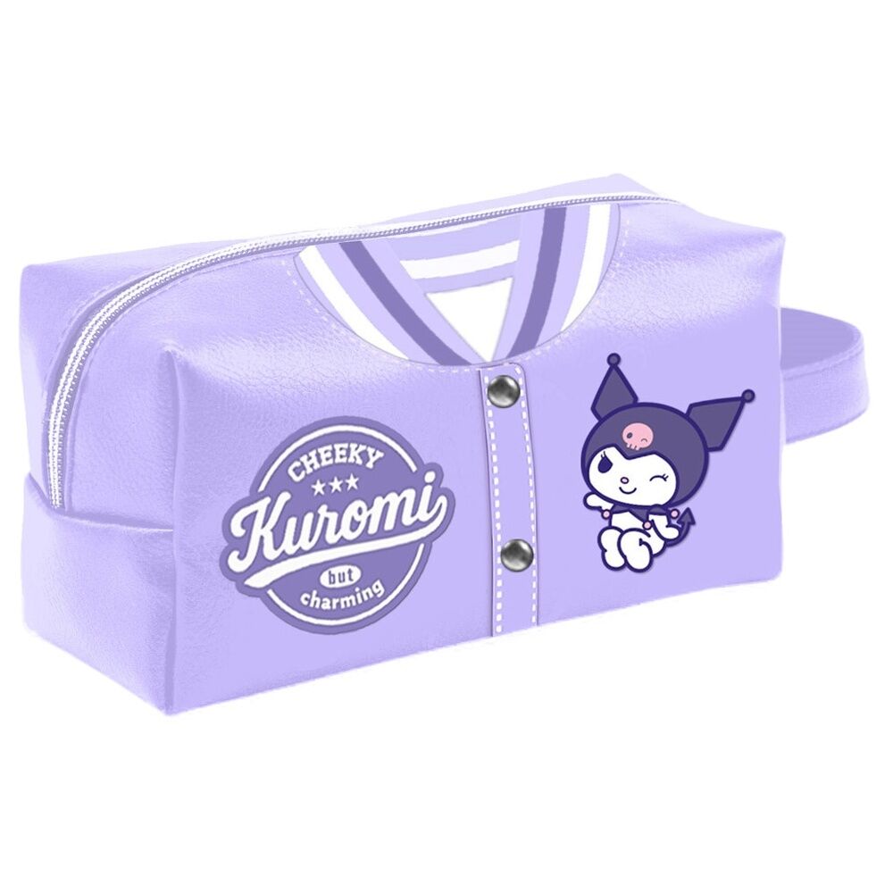 kuromi hello kitty and friends varsity toiletry bag