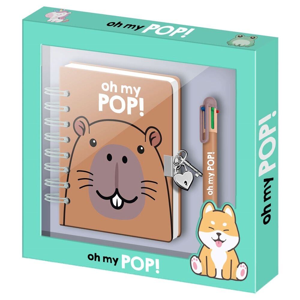 diary  pen capybara oh my pop 