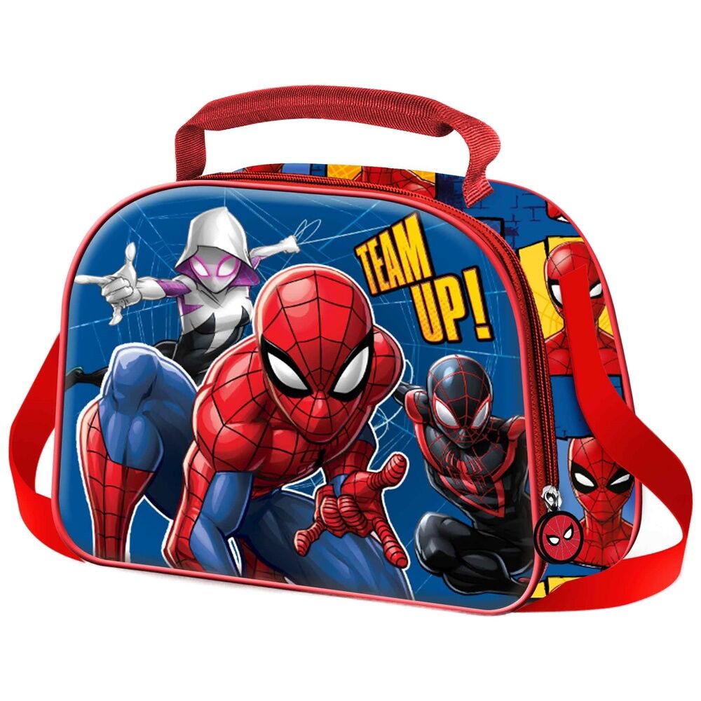 3d best team spiderman marvel snack bag