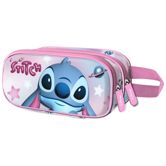 3d cosmi stitch disney double pencil case