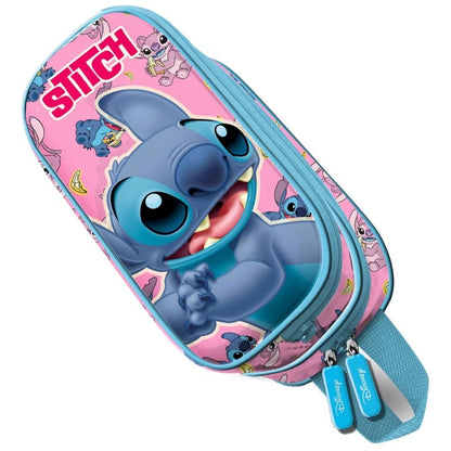 3D Stitch Disney Double Pencil Case