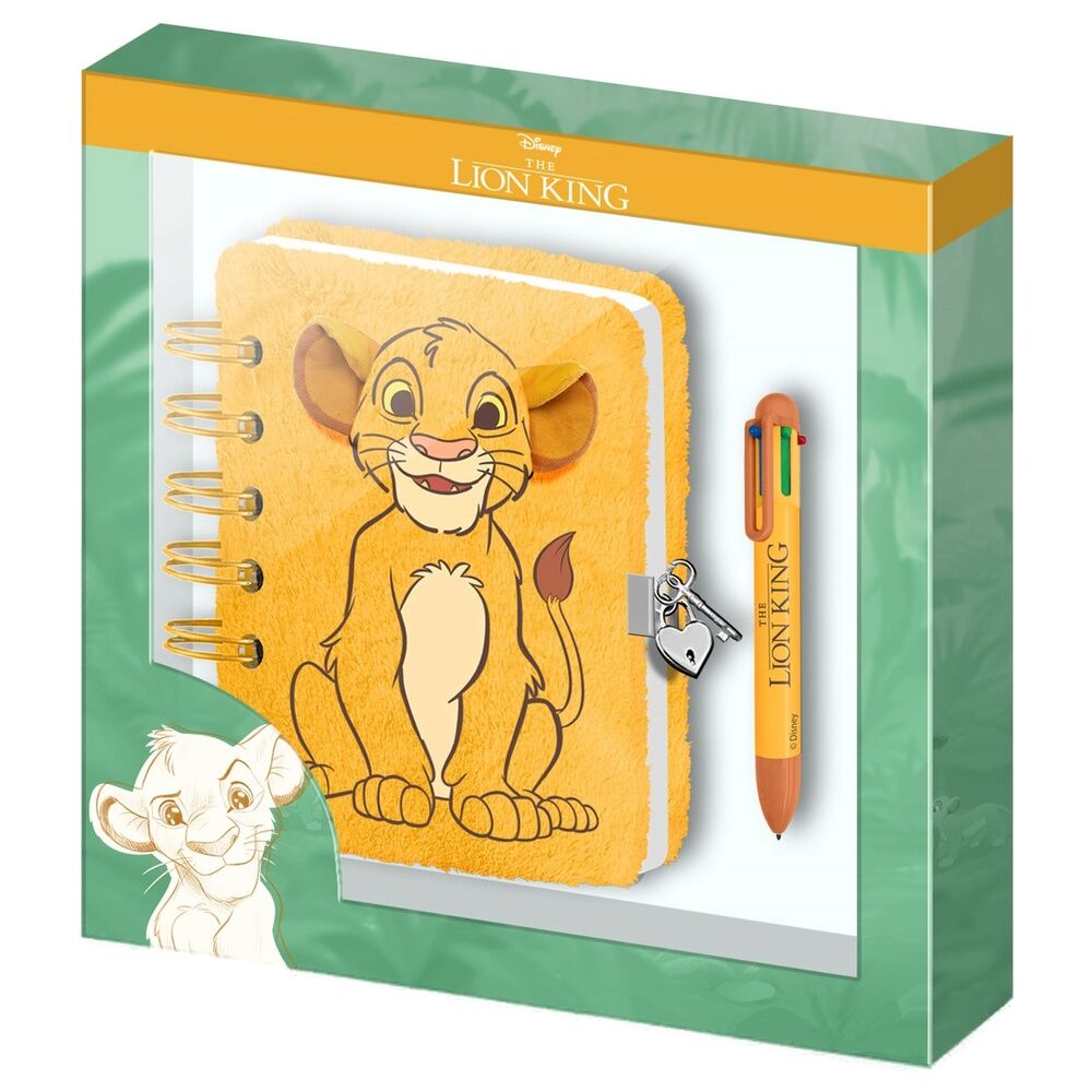 plush diary  pen the lion king disney